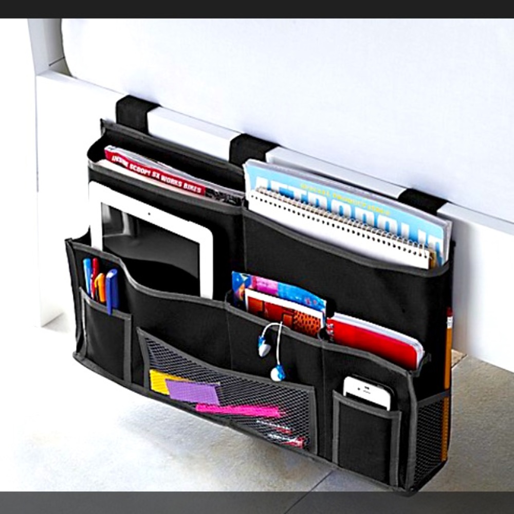 Bedside storage caddy back to school organization